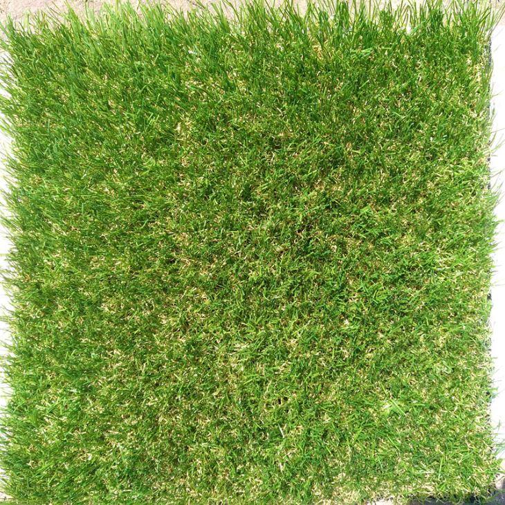 4 Tone Flat Shape Durable Size Customized Fake Grass Residential Artificial Turf House Decoration
